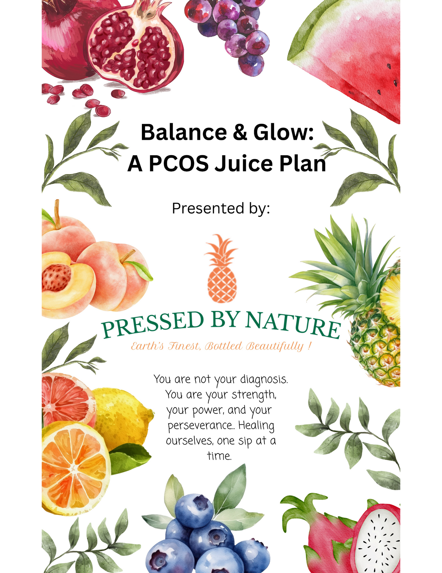 Balance & Glow: A PCOS Juice Plan for 7 days